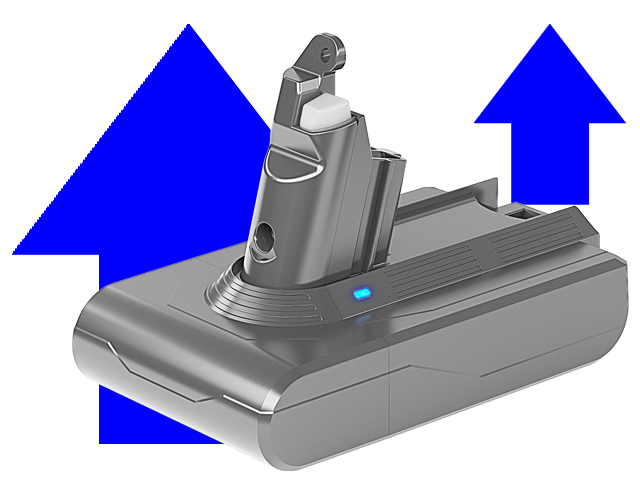 大容量バッテリーのアイコン